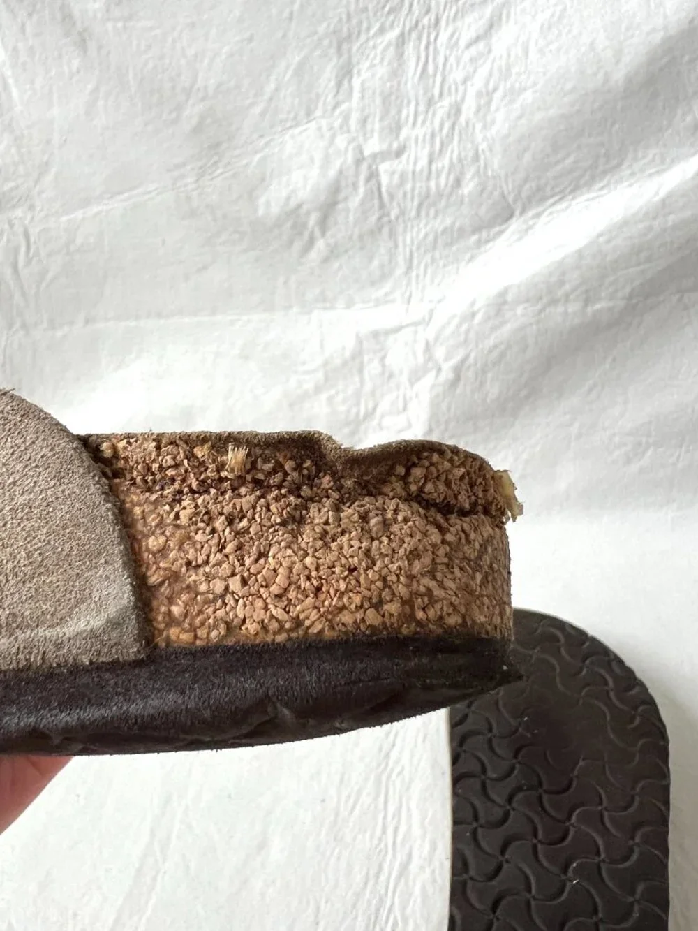 Birkenstock clogs Boston beige taupe suede EU 43 mens 10 10.5 slip on shoes